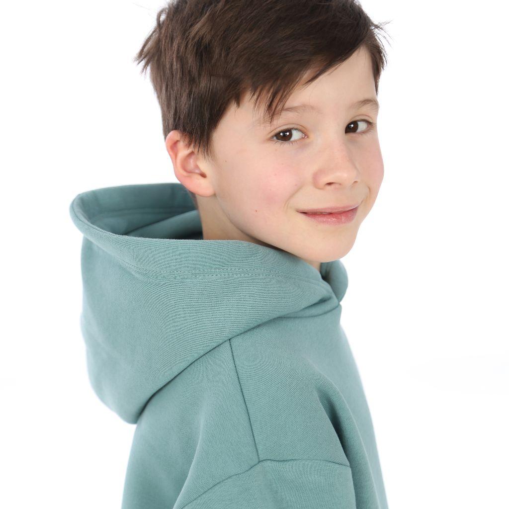 Papierschnittmuster Oversize Hoodie Jona Gr. 86-152